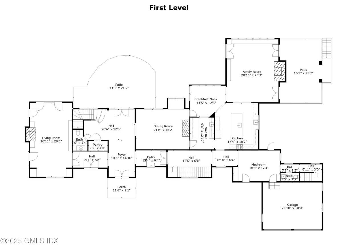 Main Level Floor Plan