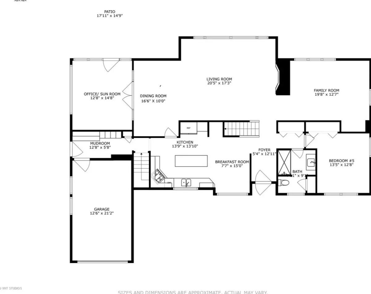 Main Level Floor Plan