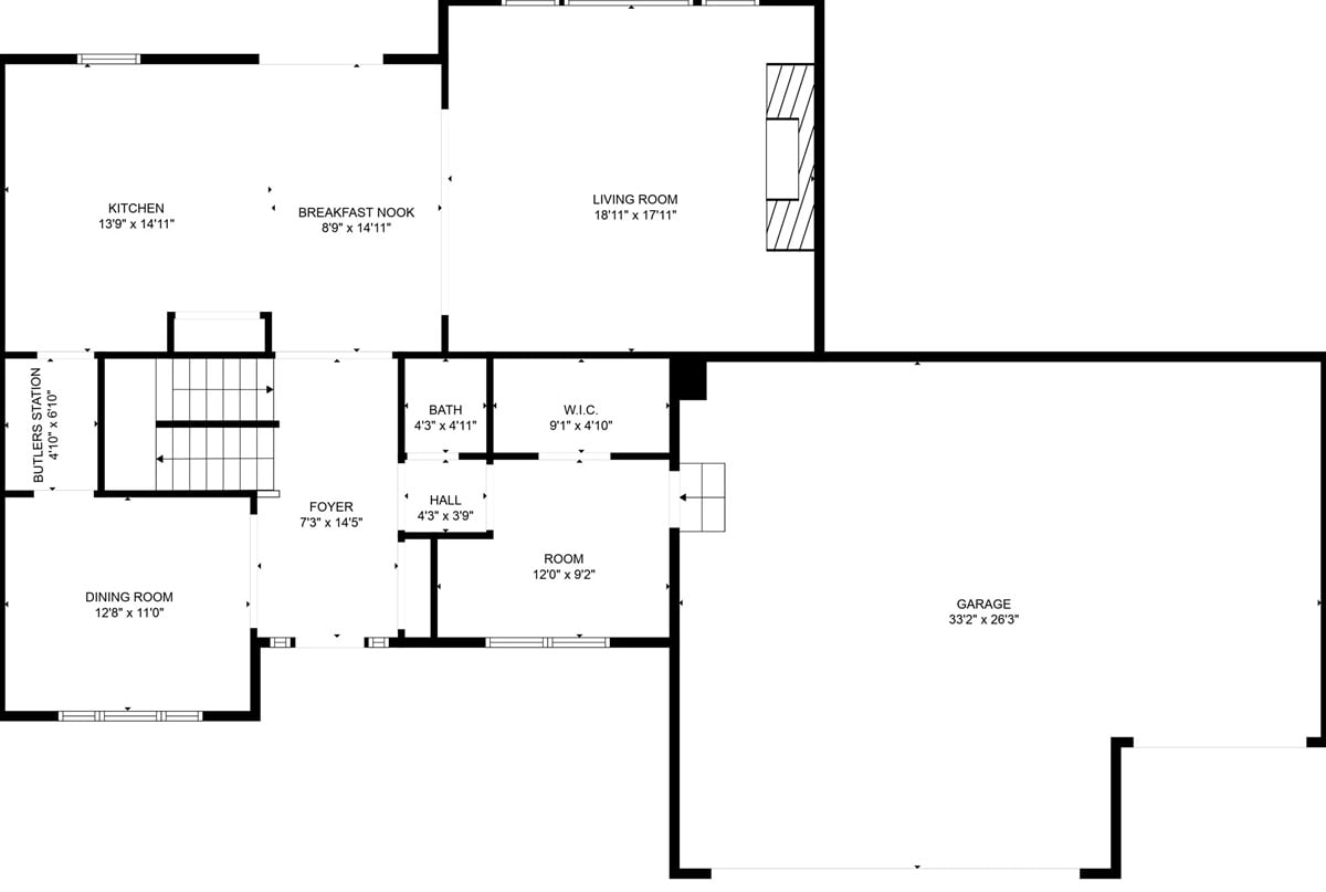 Main Level Floor Plan