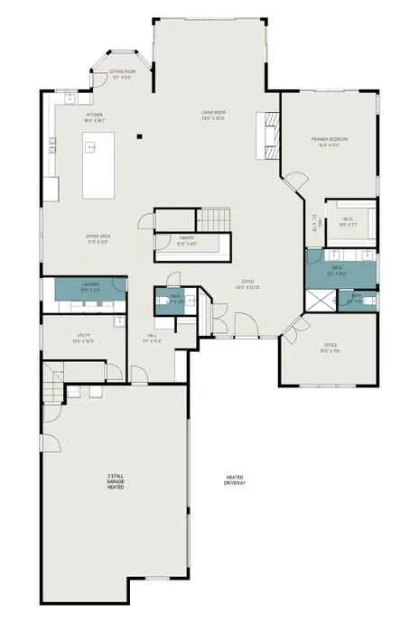 Main Level Floor Plan