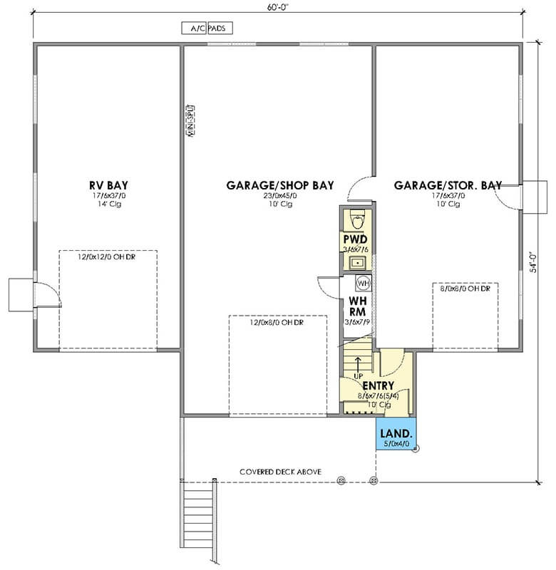 Main Level Floor Plan