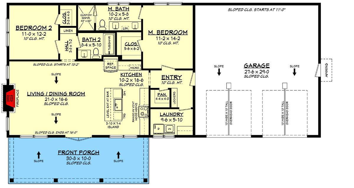Main Level Floor Plan