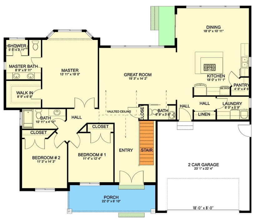 Main Level Floor Plan