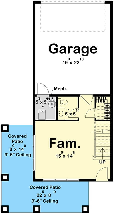 Main Level Floor Plan