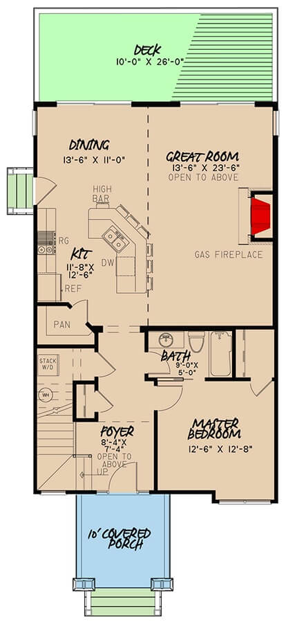 Main Level Floor Plan