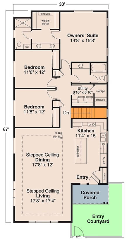 Main Level Floor Plan