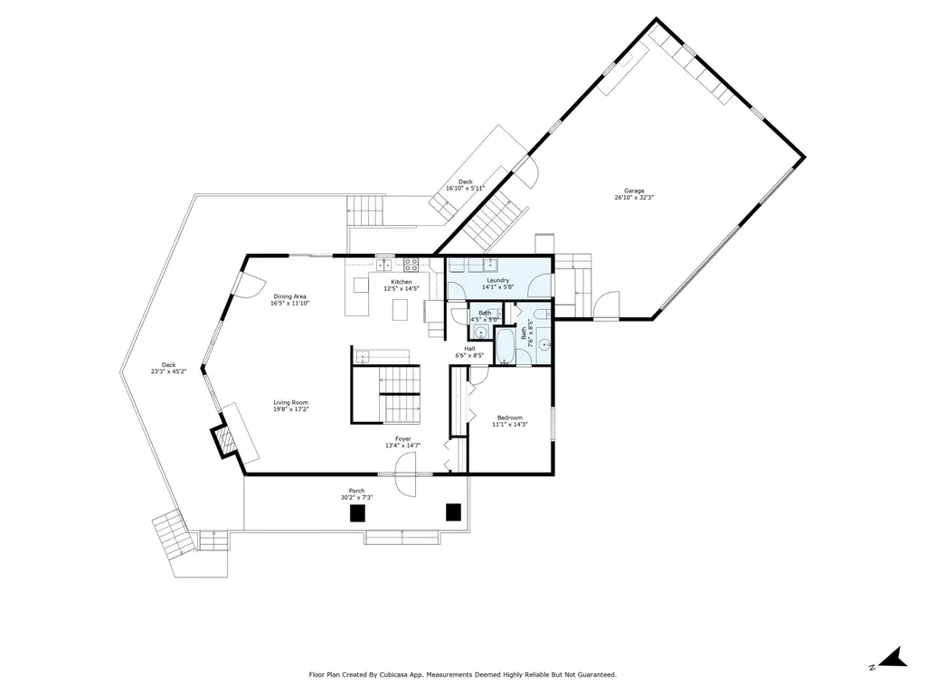Main Level Floor Plan