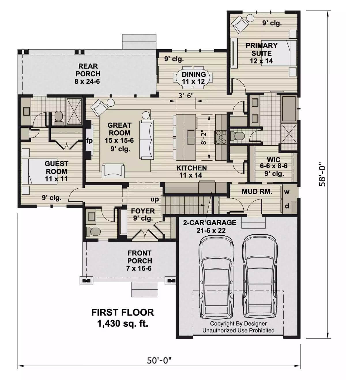 Main Level Floor Plan