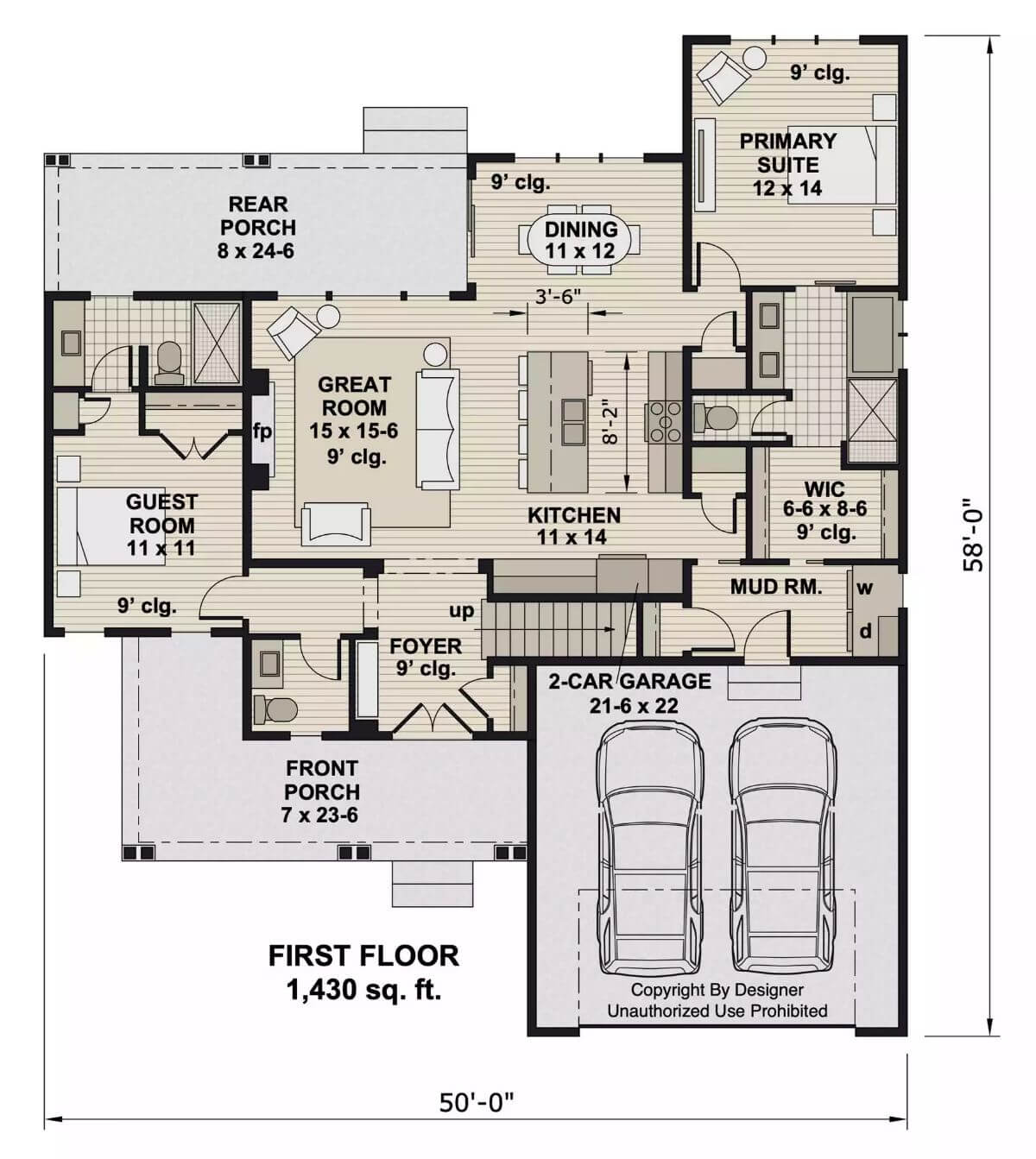 Main Level Floor Plan