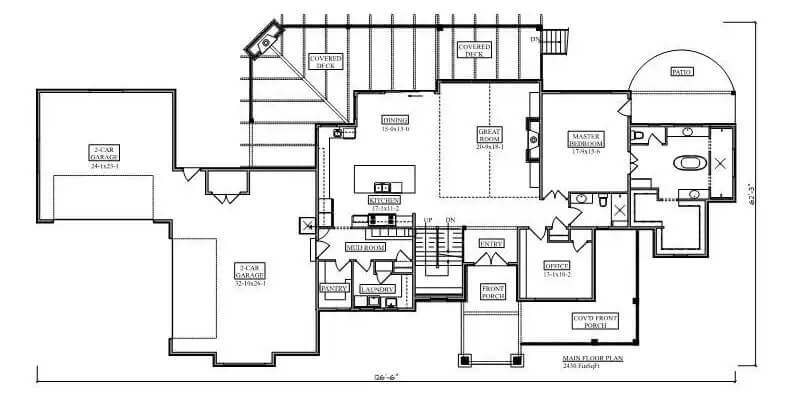 Main Level Floor Plan
