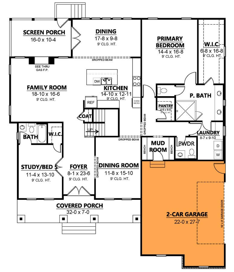 Optional 2-Car Side Garage