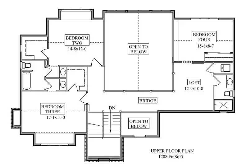 Second Level Floor Plan