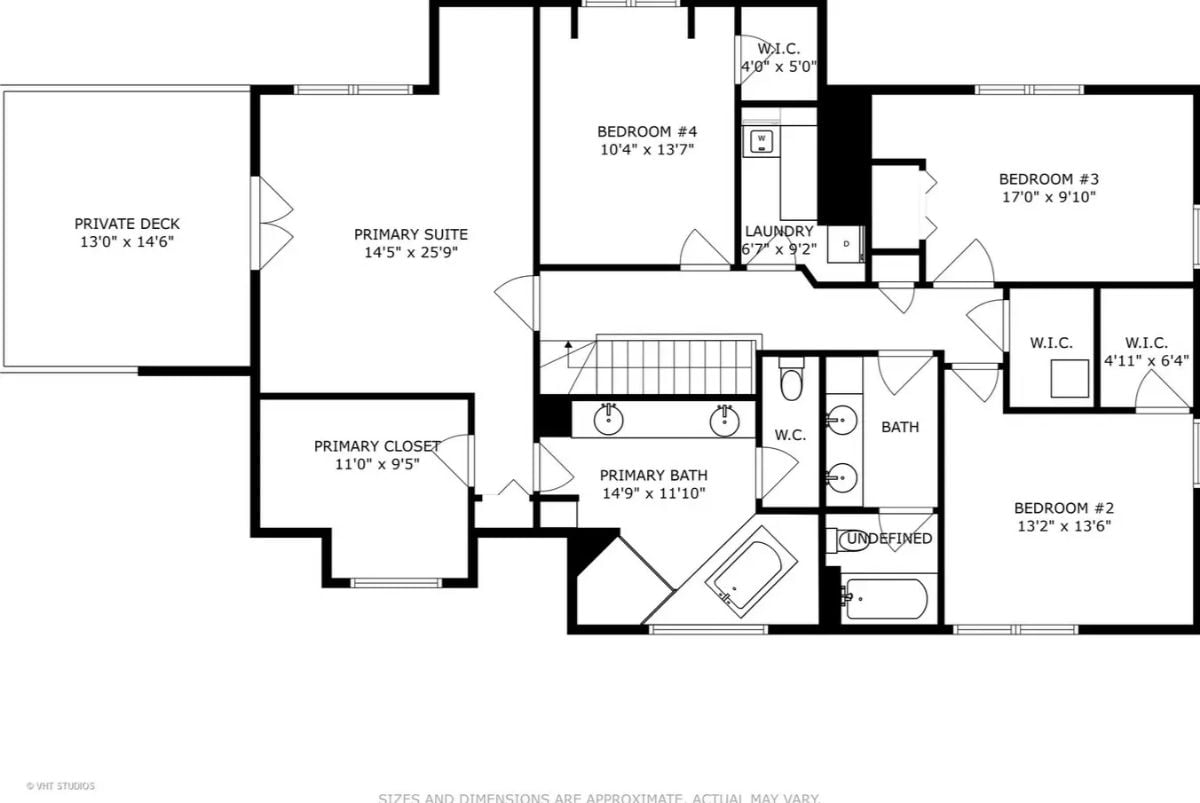 Second Level Floor Plan