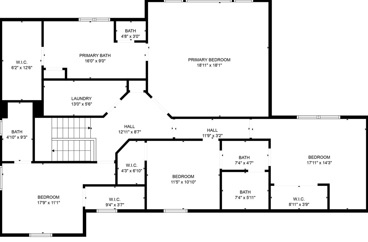 Second Level Floor Plan