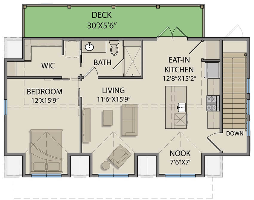 Second Level Floor Plan