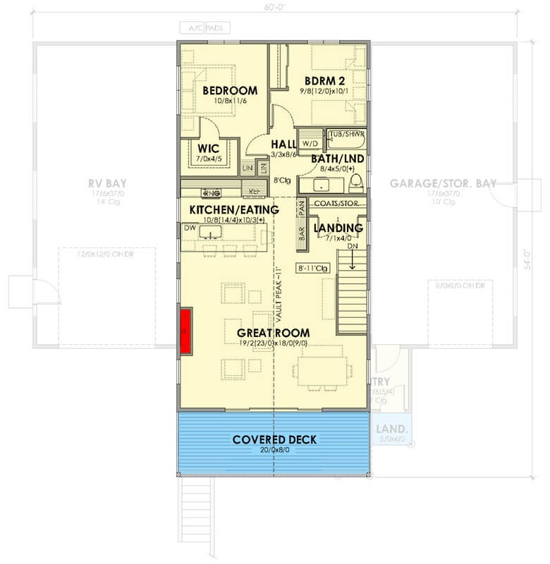 Second Level Floor Plan
