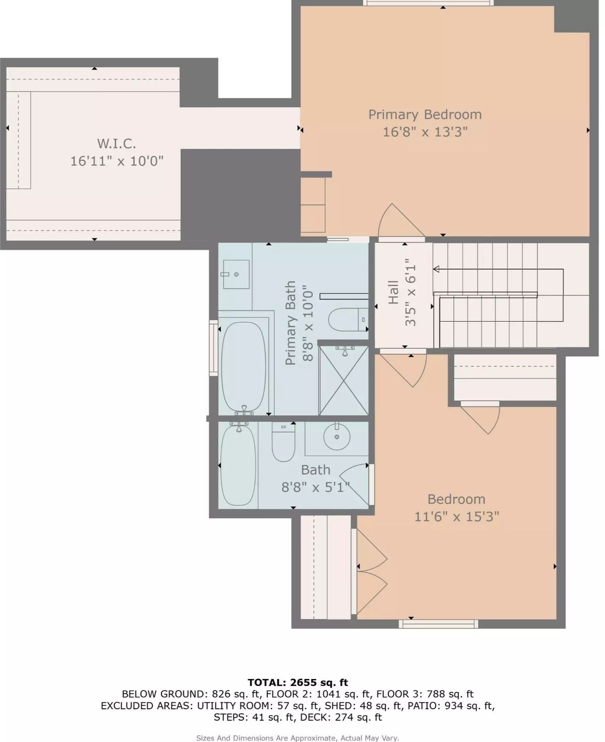 Second Level Floor Plan