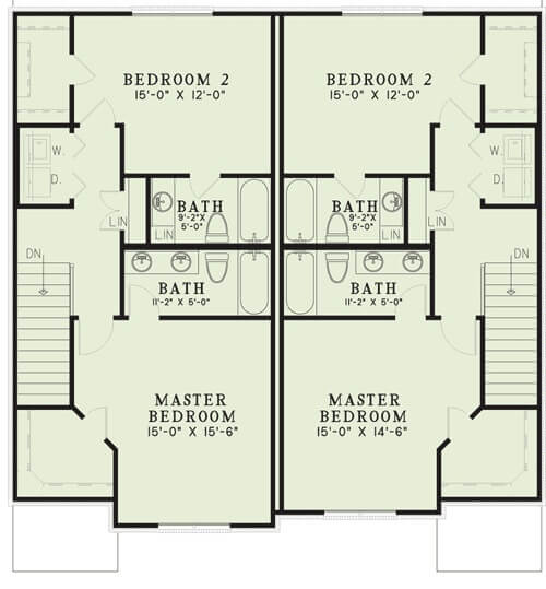 Second Level Floor Plan