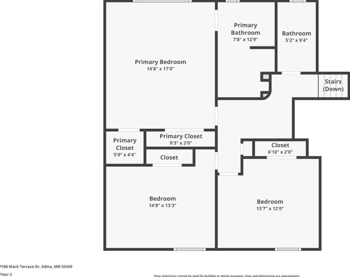 Second Level Floor Plan