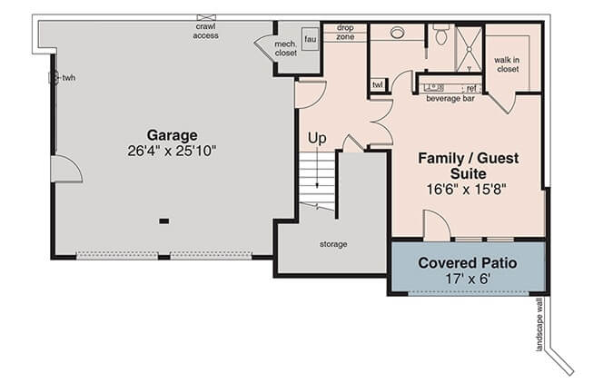 Lower Level Floor Plan