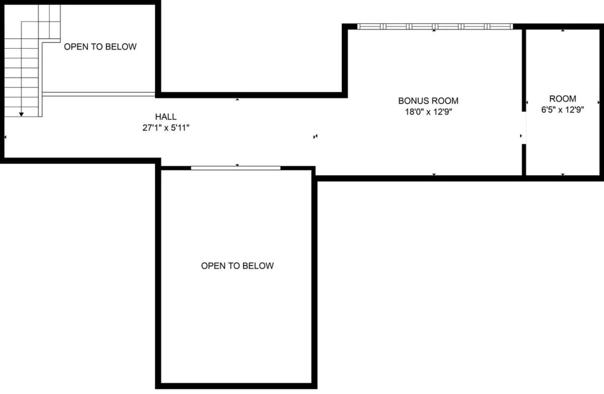 Third Level Floor Plan