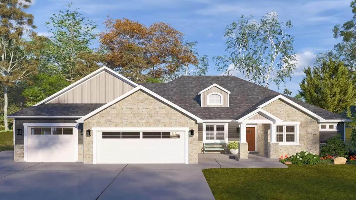 Check Out the Dormer Window in This Classic Ranch Home