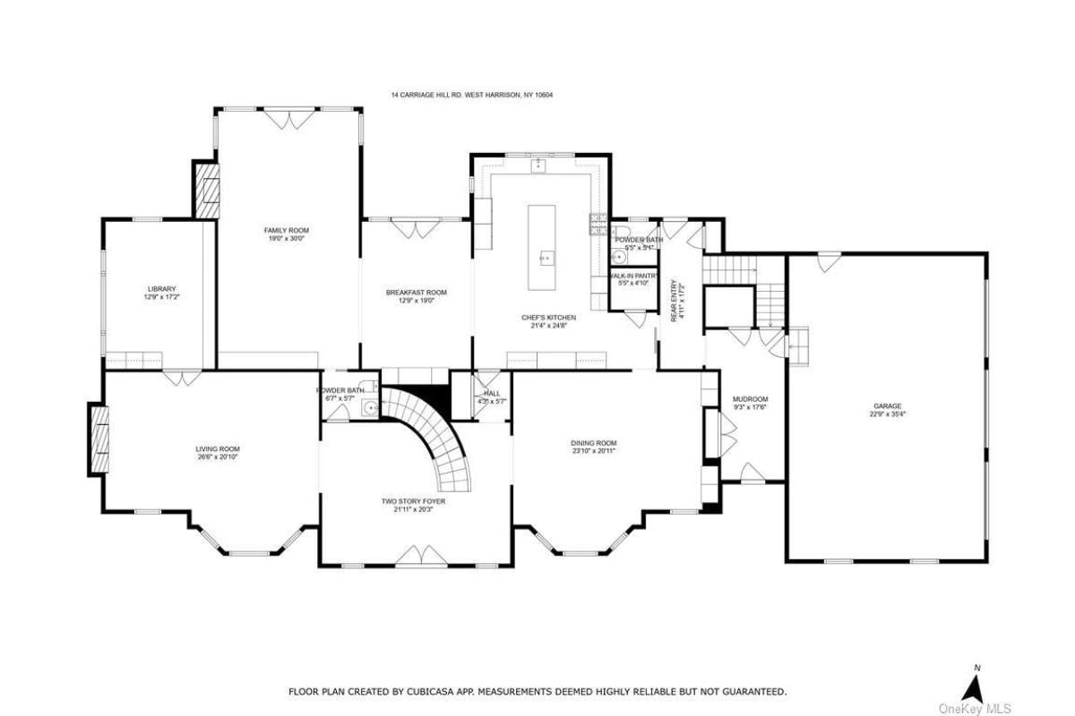 Main Floor Plan with Chef