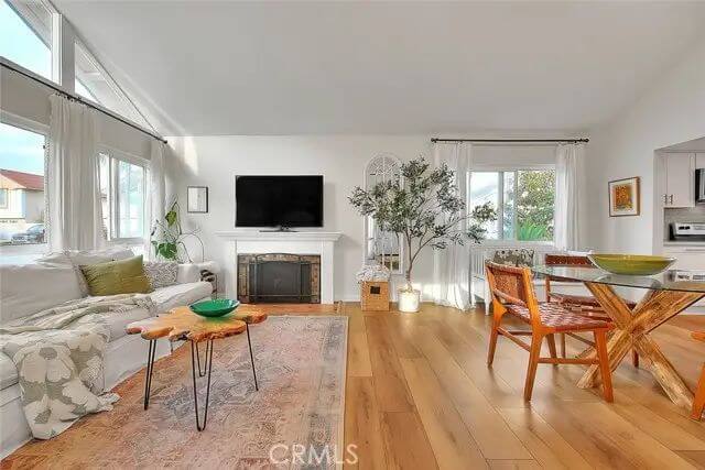 Living Room and Dining Area