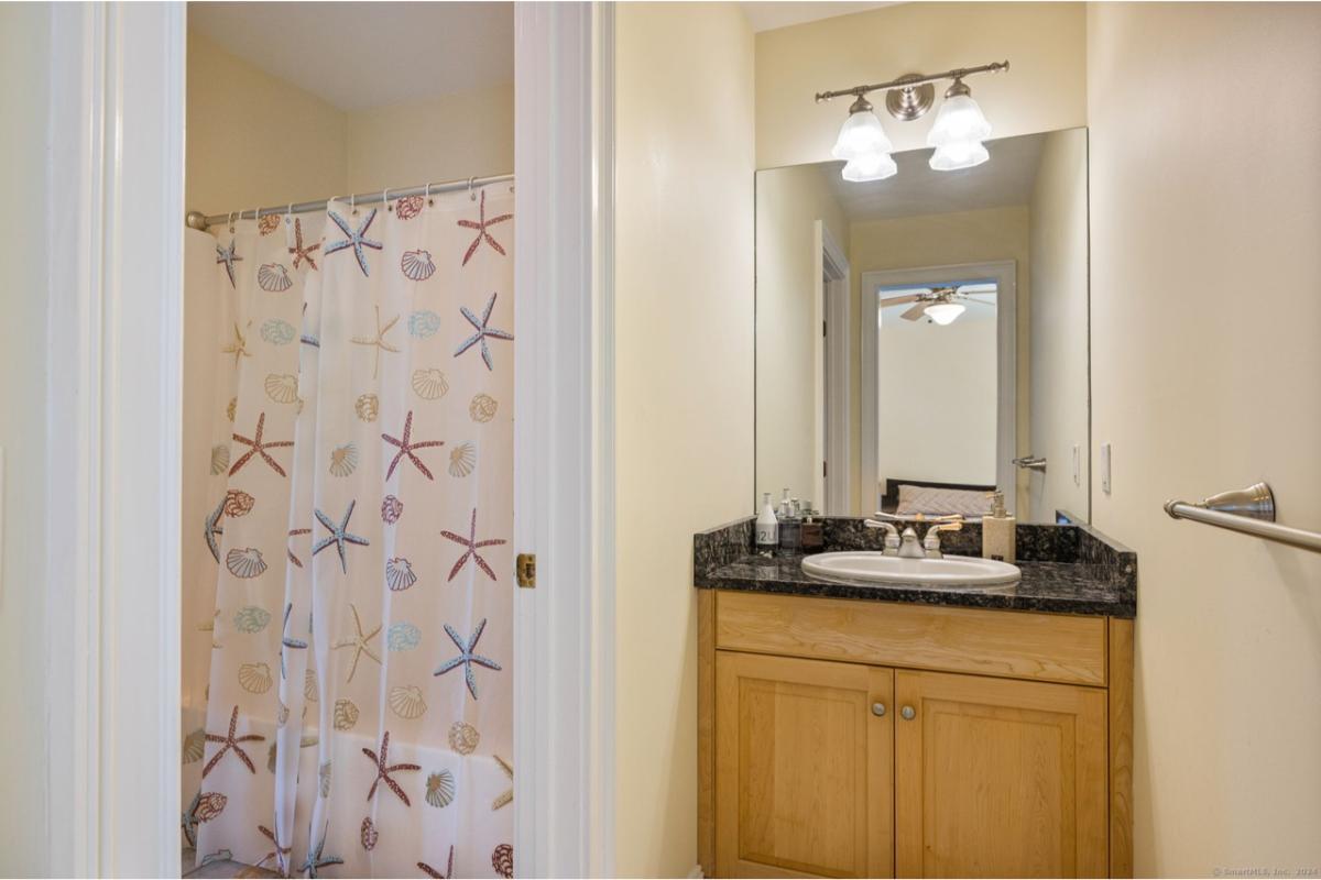 Fun Coastal Vibes in a Bright, Simple Bathroom