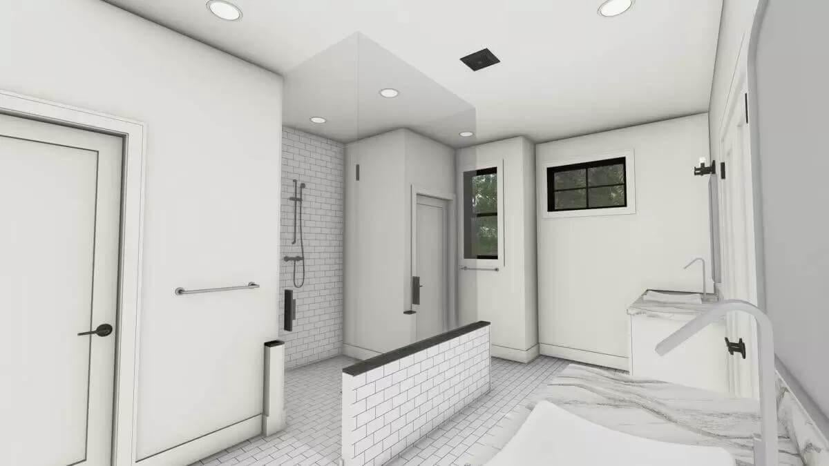Discover the Subtle Elegance of This Monochromatic Bathroom