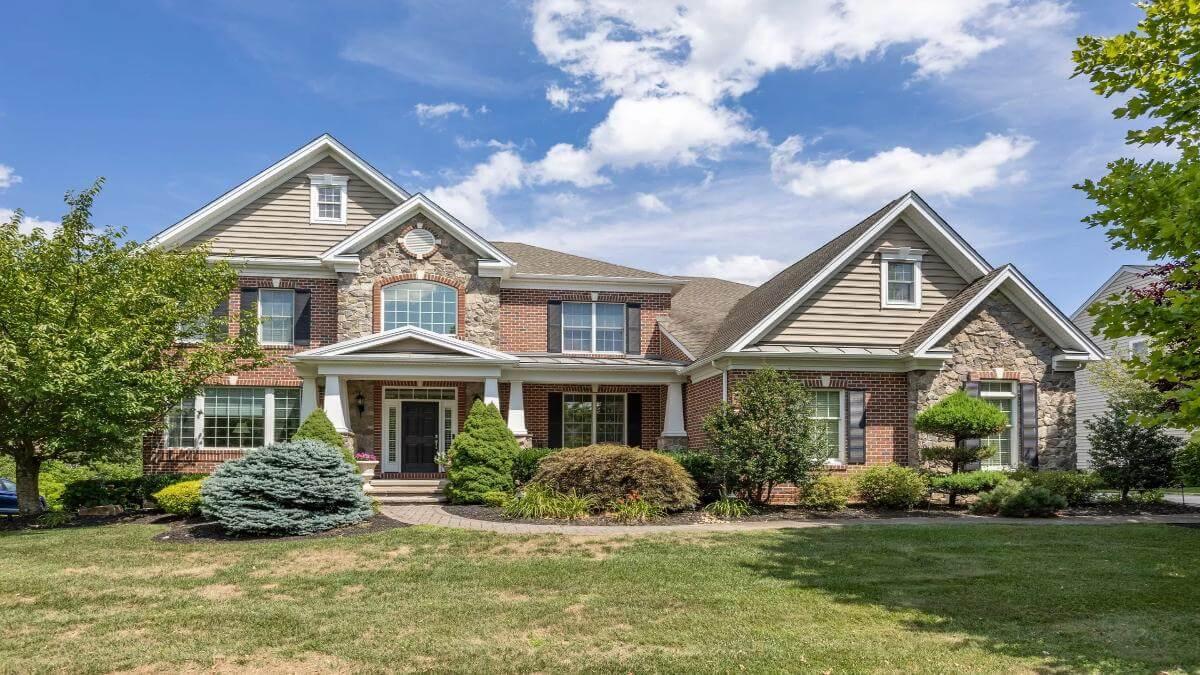 Craftsman Elegance with Brick and Stone Details