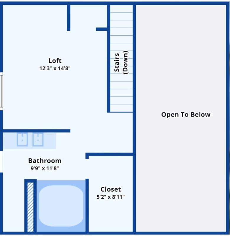 Check Out This Versatile Loft Area with Adjacent Bathroom