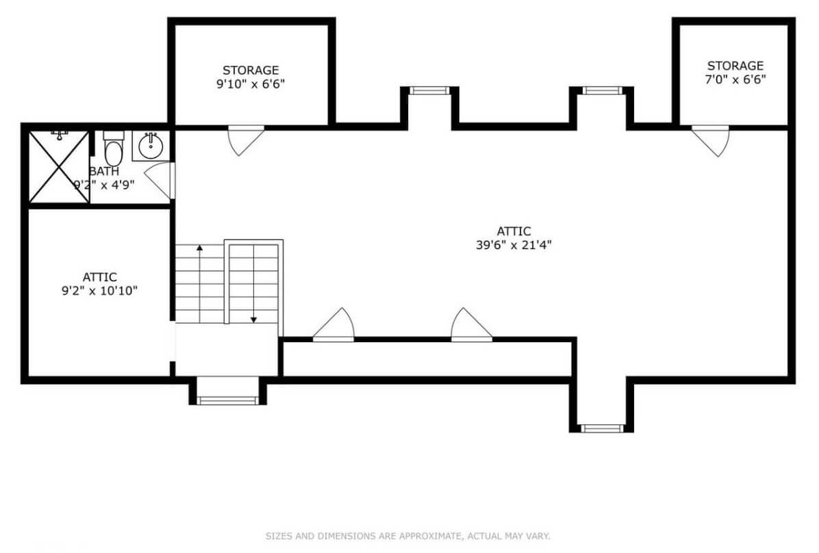 Versatile Attic Space with Ample Storage Opportunities