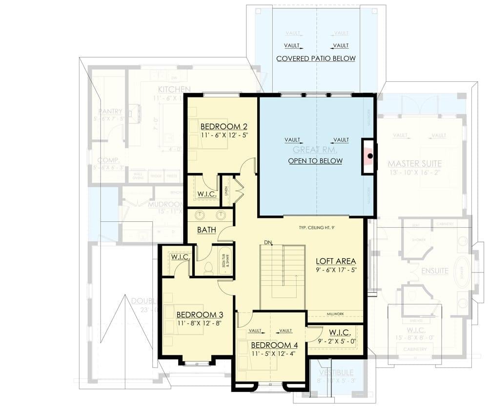 Explore the Spacious Loft and Bedrooms in This Thoughtfully Designed Home