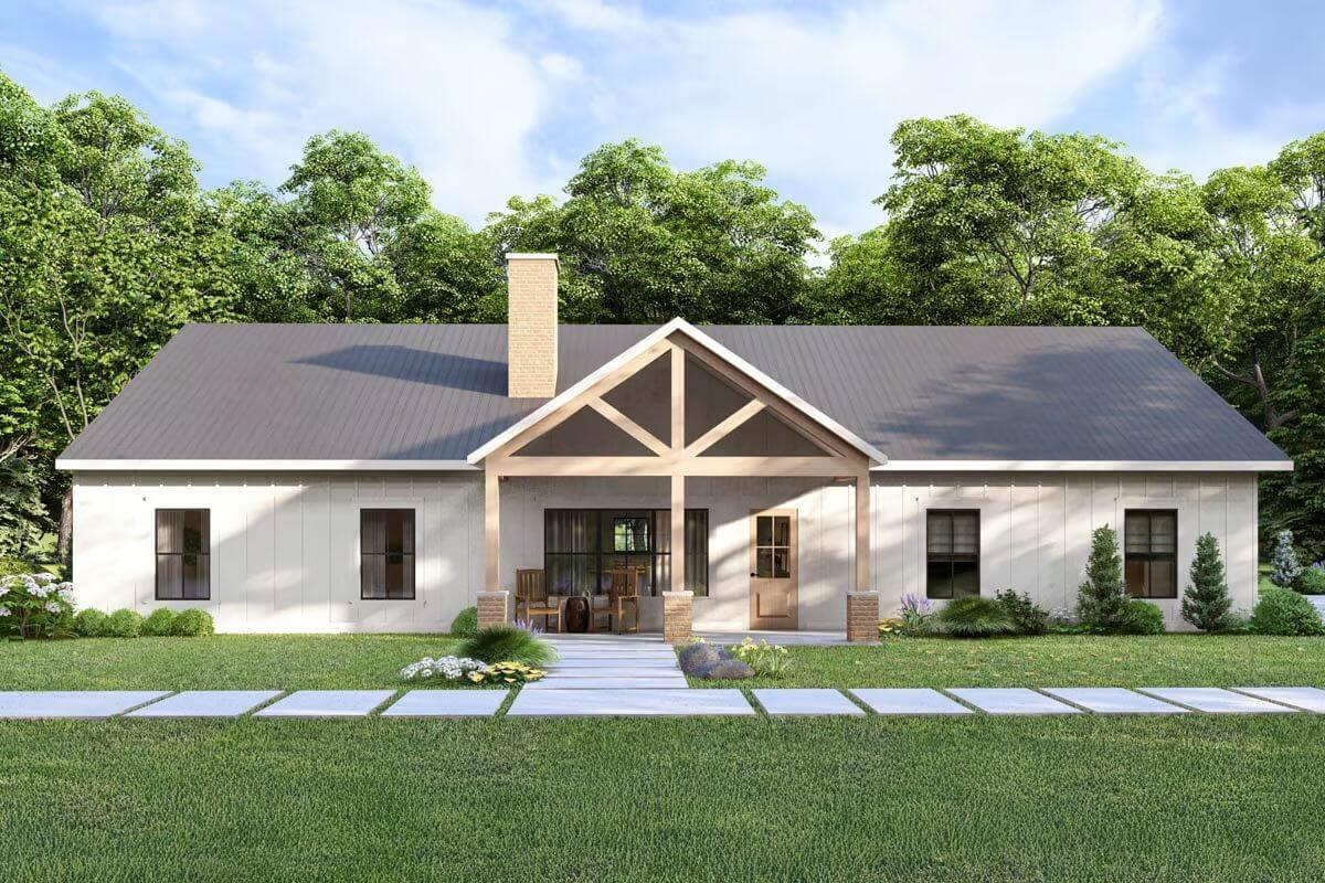 Charming Ranch-Style Home with Inviting Gable Porch