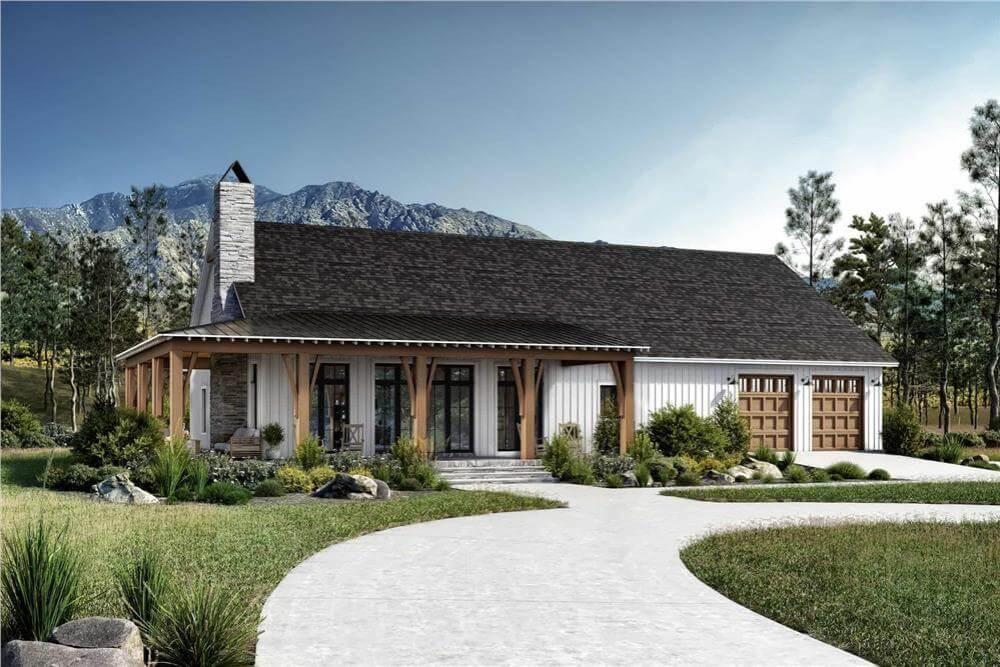 Country Retreat with Mountain Views and a Wraparound Porch