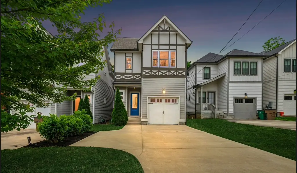 Modern-Style 3-Bedroom Tudor Home with Bonus Room and Screened Porch (2,386 Sq. Ft. Floor Plan)