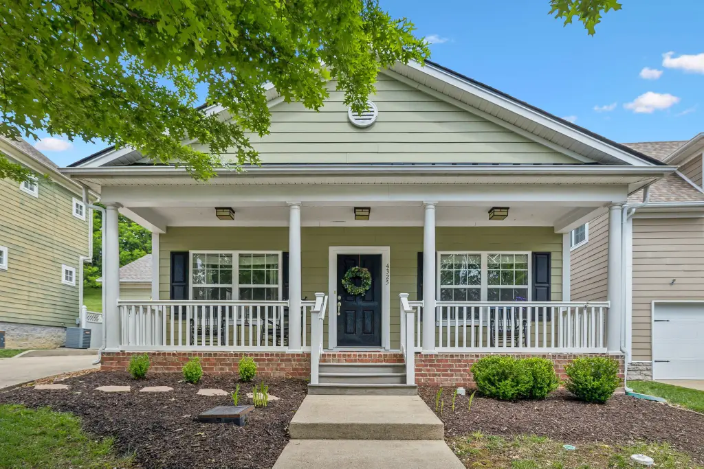 Cottage-Style 3-Bedroom Home with Open Floor Plan and Front Porch (1,377 Sq. Ft. Floor Plan)