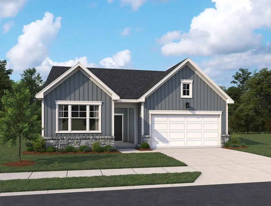 Traditional-Style 3-Bedroom Home with Open-Concept Floor Plan and Covered Patio (2,019 Sq. Ft. Floor Plan)