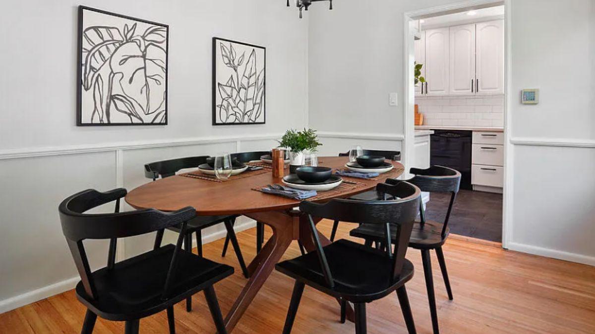 Notice the Artistic Touch in This Intimate Dining Nook