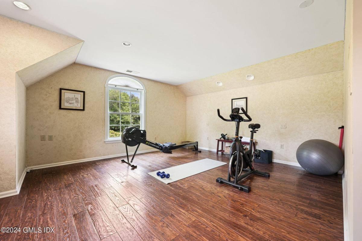 Transform Your Fitness Routine in This Well-Lit Exercise Room