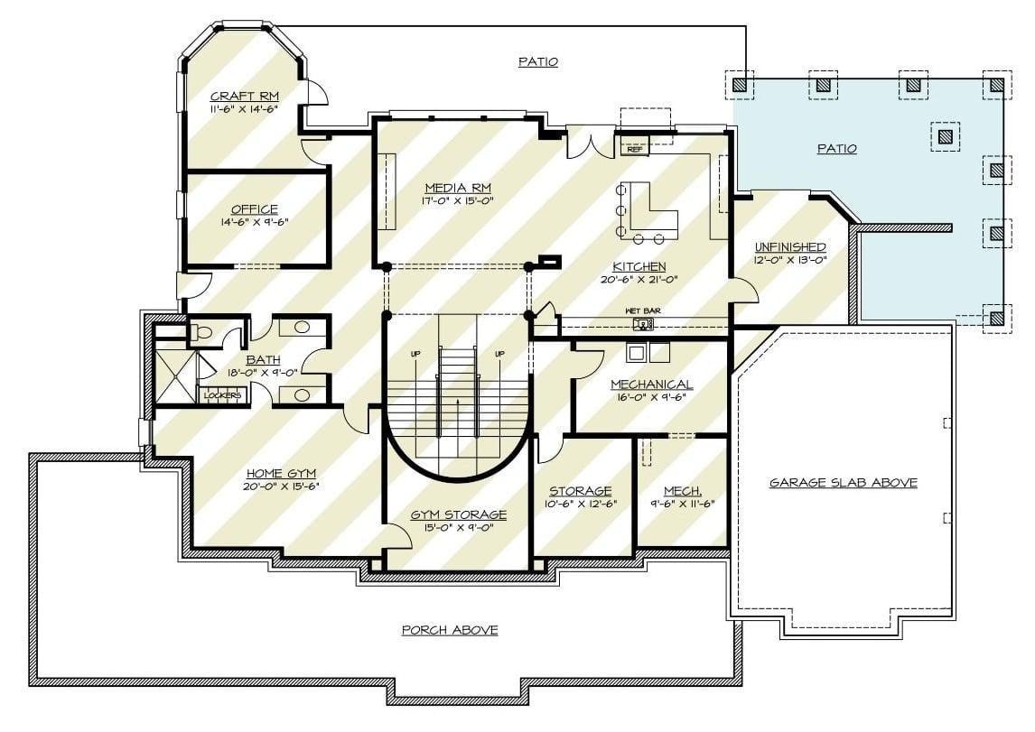 Explore This Spacious Lower Level with Dedicated Craft Room and Home Gym