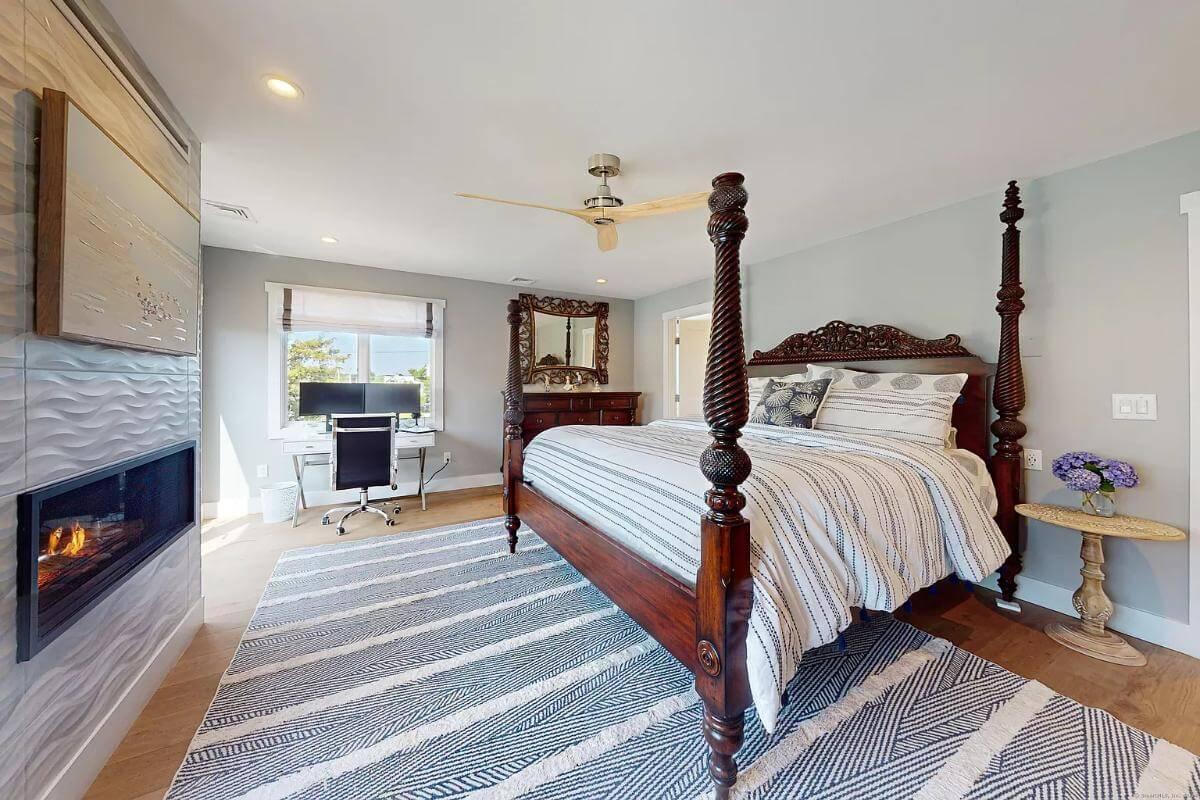 Discover the Luxury of a Carved Four-Poster Bed in This Bedroom Retreat