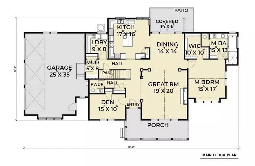 Spacious Floor Plan with Walk-In Closet Next to the Master Suite