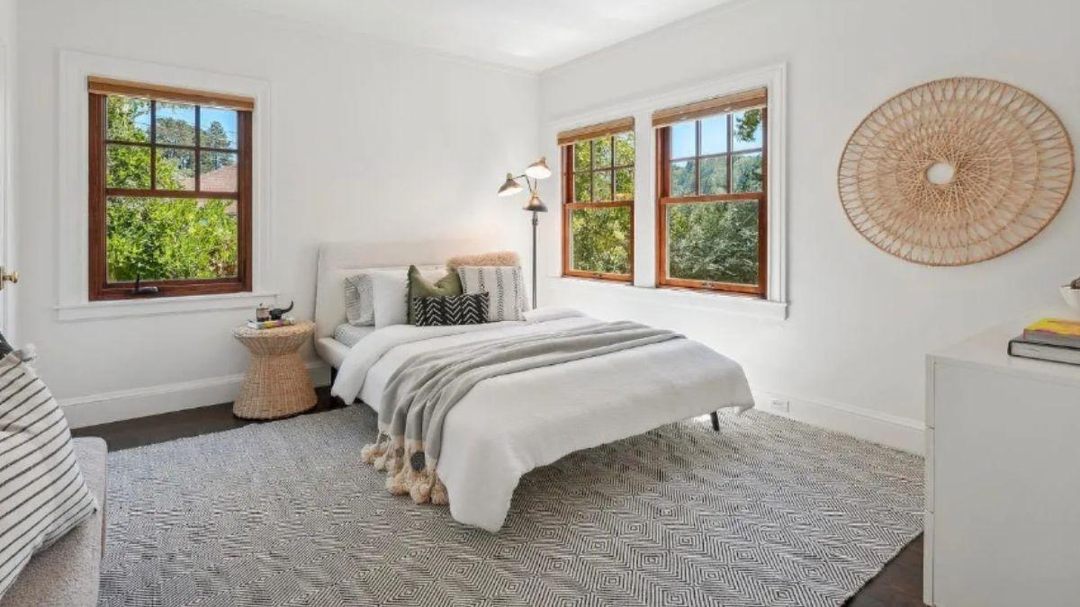 A Look Inside This Serene Bedroom with Layered Textiles and Natural Light