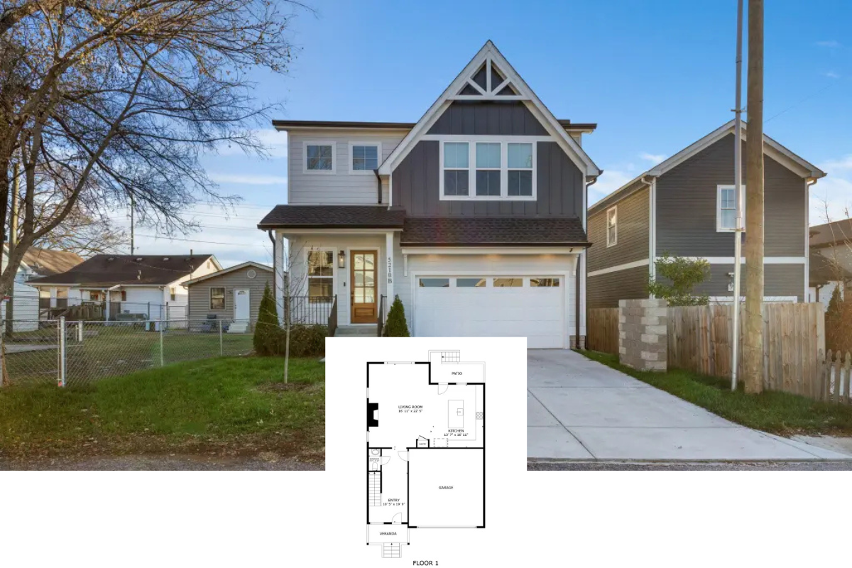 Contemporary-Style 3-Bedroom Home with Open-Concept Layout and Front Porch (2,245 Sq. Ft. Floor Plan)