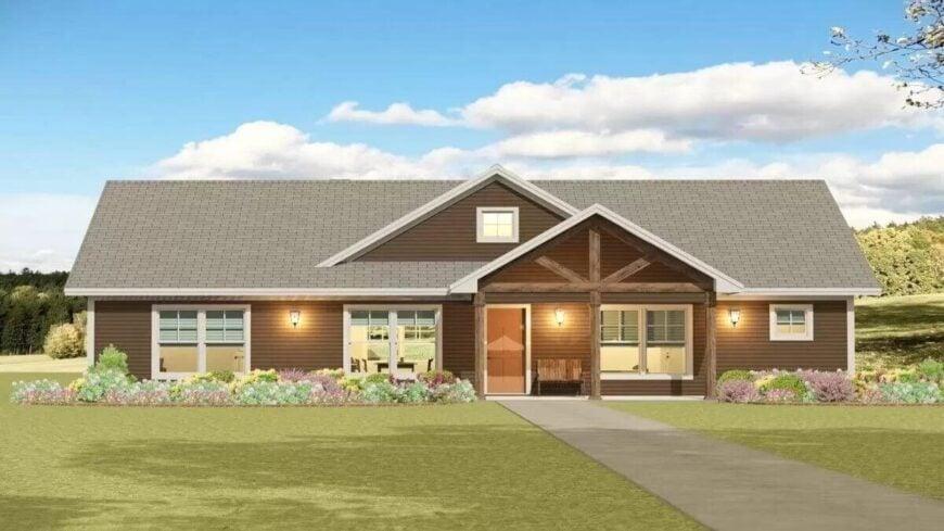 Charming Ranch-Style Home with Welcoming Front Porch