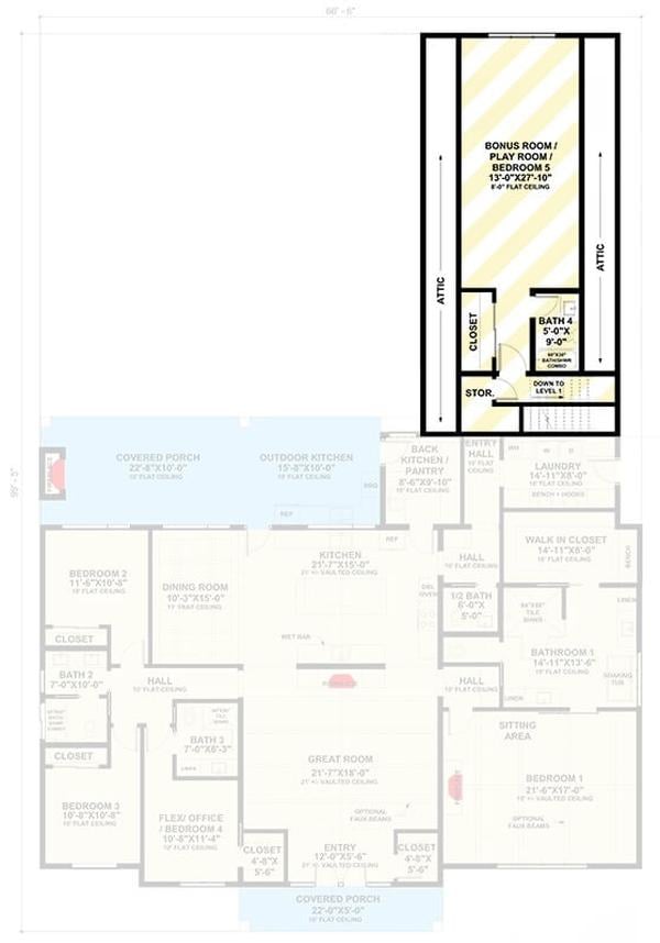 Discover This Smart Layout Featuring a Bonus Room and Outdoor Kitchen