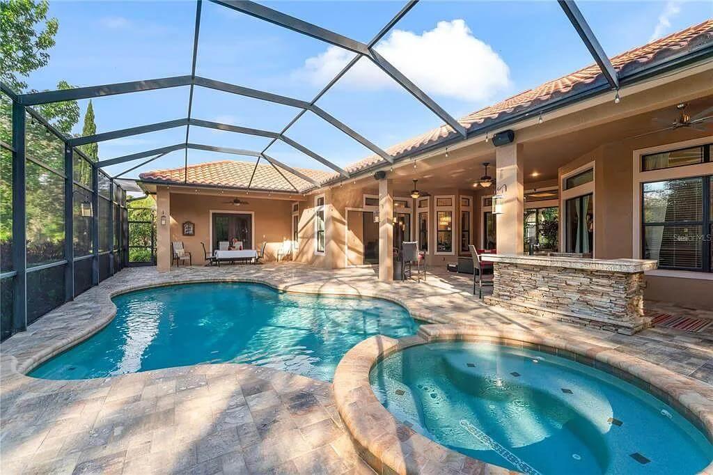 Notice the Seamless Indoor-Outdoor Flow of This Mediterranean Poolside Retreat