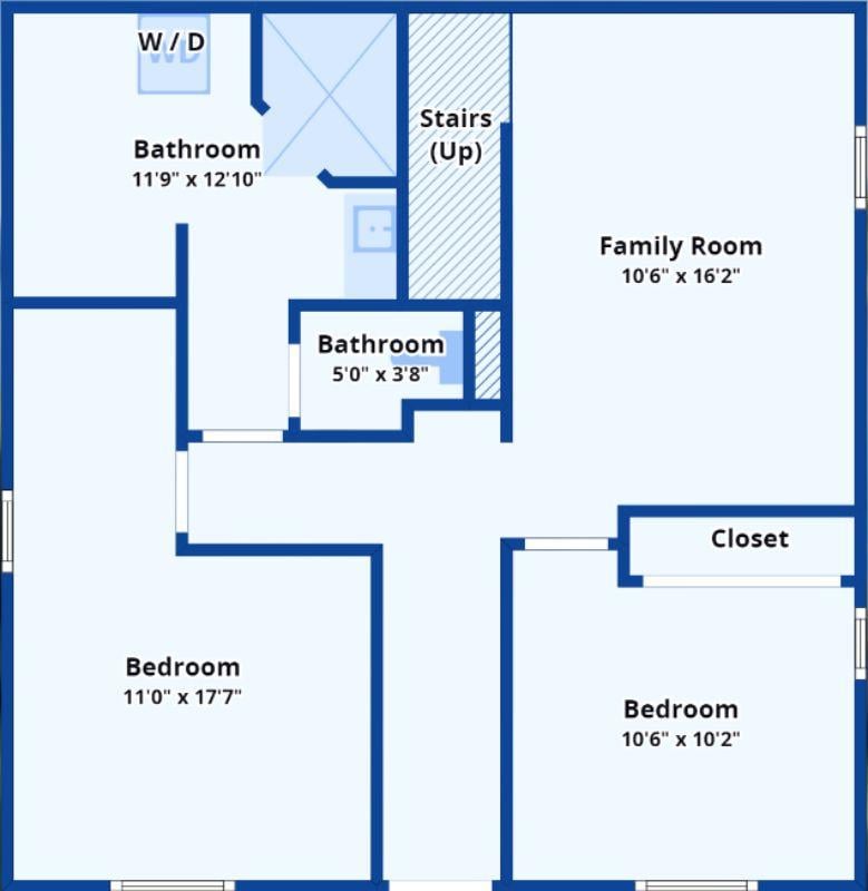 Thoughtfully Designed Upper Floor with Flexible Family Room Space